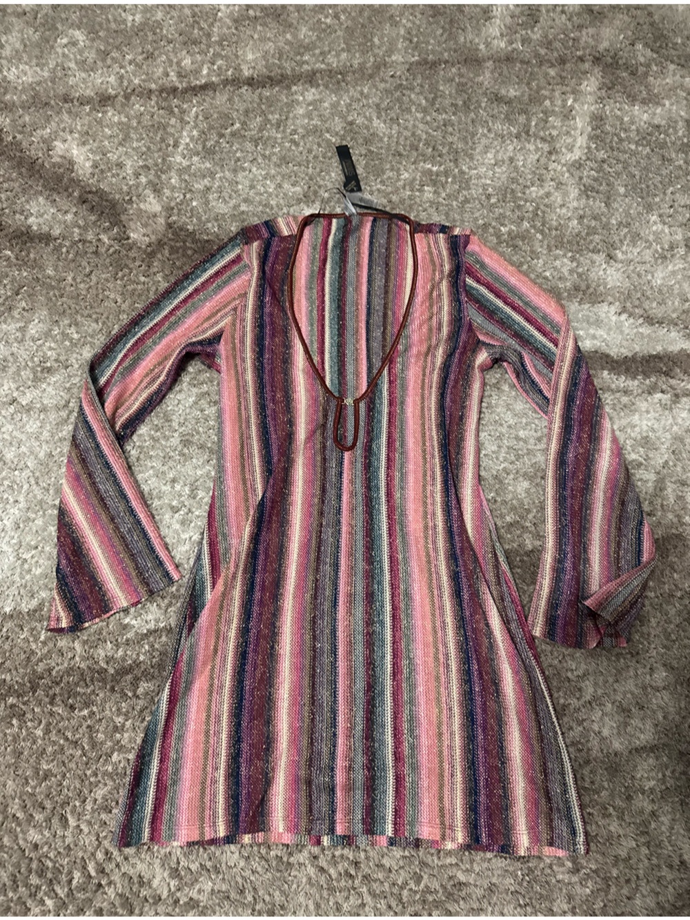 VICTORIA'S SECRET SWIM
Beachwear Shine Knit Long-Sleeve Mini Dress